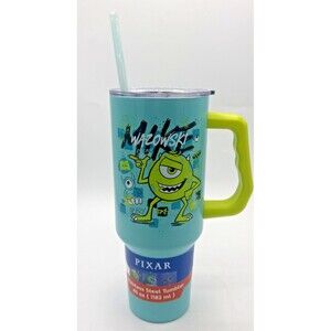 Disney Pixar Monsters Inc. Mike Wazowski 40oz Stainless Steel Tumbler NEW